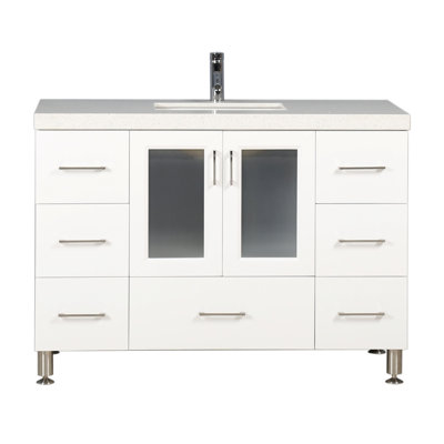 Ensemble de meuble-lavabo de salle de bain simple 48 po Karson
