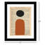 Reproduction d'art moderne encadrée en bois Modern Prose VII par W. Stramel-645215992-645215995