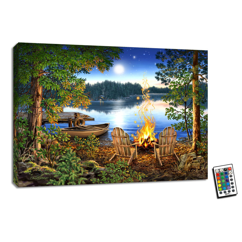 Lakeside 18x24 Fully Illuminated ColorChange LED Print