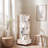 360° Display Round Spinning Rotating Bookshelf with Wheels and Drawer-1577913070-1577913057