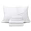  Ensemble de draps 100% coton percale frais et frais (4 pièces)-1379065356-1379065587