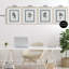 «Summer Memory Florals», ensemble de 4 impressions sous verre encadrées, design par Val Rhodes-1129267573-1129267575