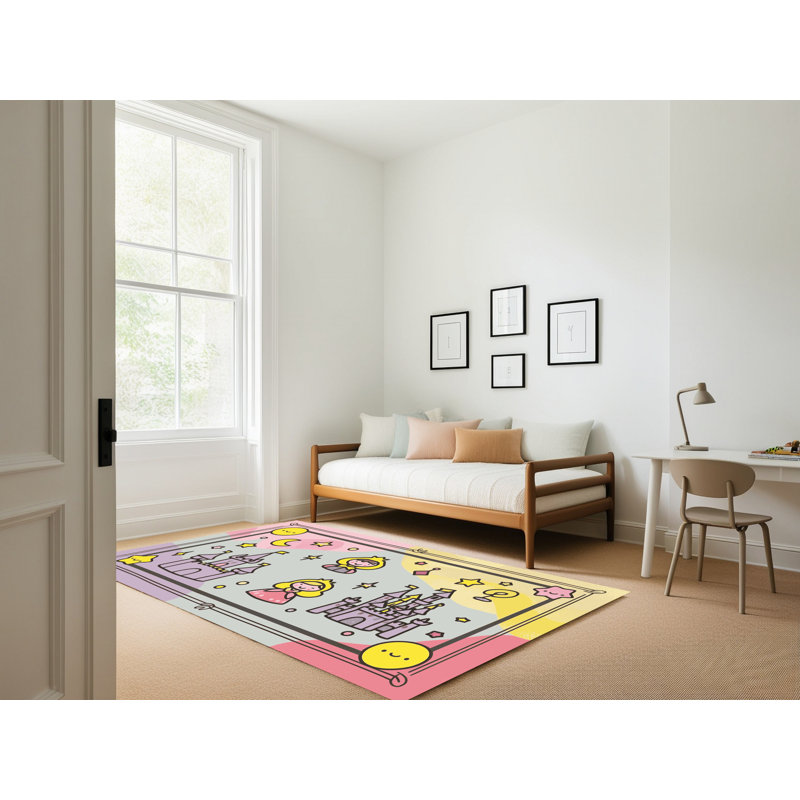 Tapis fantaisie East Urban Home, Tapis de couloir 2 pi x 4 pi