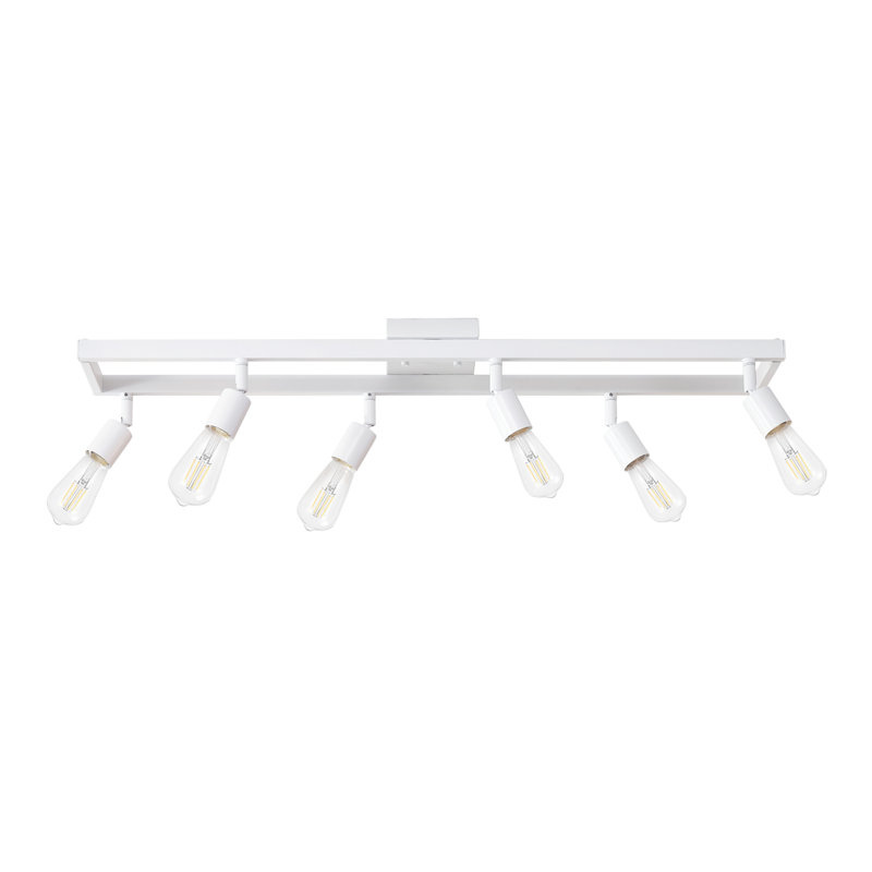 Ensemble d'éclairage sur rail 36 po 36 lumières standard 6 lumières, Blanc