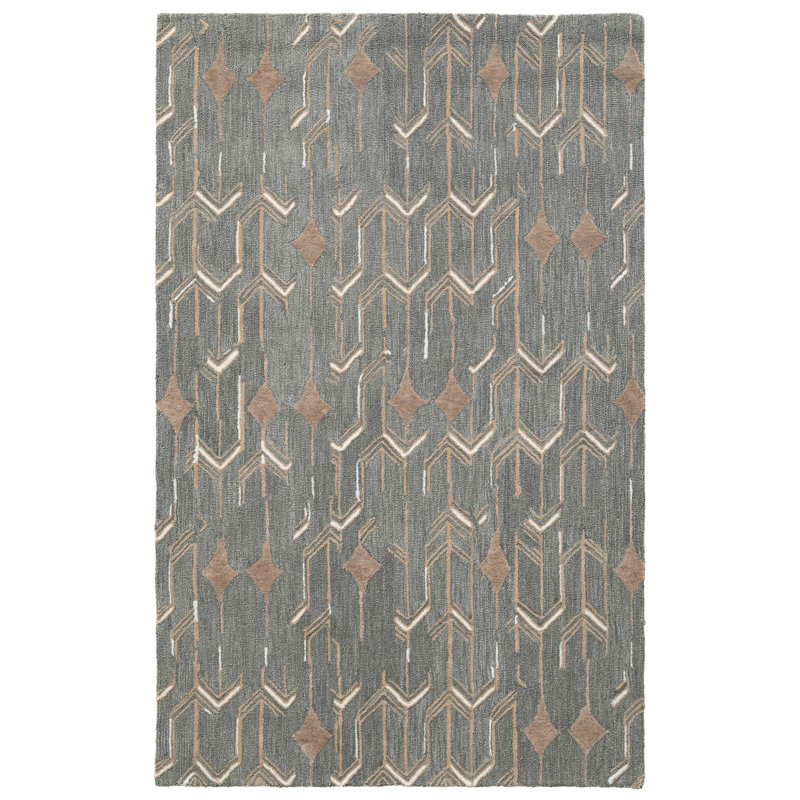 Hand Tufted Wool Astra Rug, Rectangle 6' x 9'