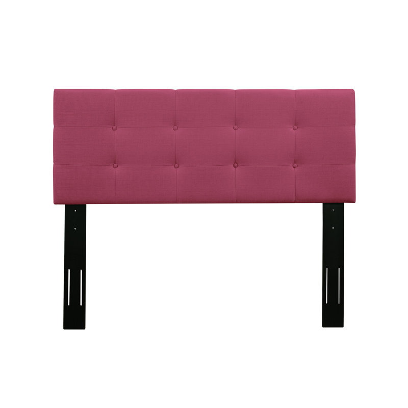 Annifer Upholstered Headboard, Pink, Twin