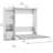 Oneybrook Murphy Bed with Desk and Storage Cabinet-90471448