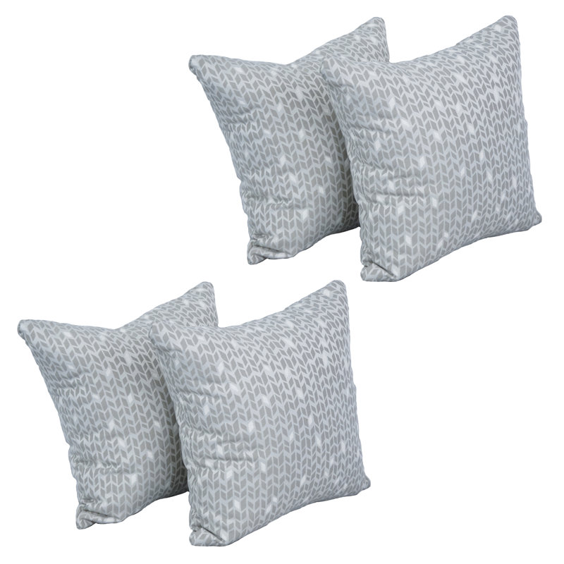Coussins décoratifs 37 po x 17 po avec insertions (ensemble de 4), Lin Banyan