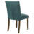 Conifer Teal Blue Upholstered Dining Side Chair (Set of 2)
