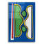 «Boogie» par Mike Schick, art mural en verre acrylique, 16 po x 24 po-1397017293