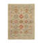 Tapis oriental beige, noué à la main 5 pi 2 po x 7 pi The SUNSET ROSETTES avec couleurs douces, laine et soie pure 857FA08190EB47D694504A9EA8A656B5