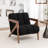 Bula Solid Wood Upholstered Armchair-1918557566