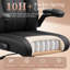 Fauteuil de bureau ergonomique en cuir avec accoudoirs rabattables-2070141065
