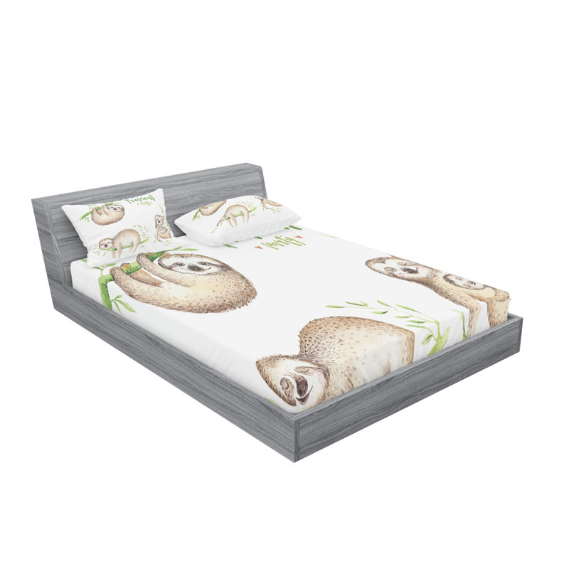 Microfiber Sheet Set, Full/Double Sheet Set with Fitted Sheet