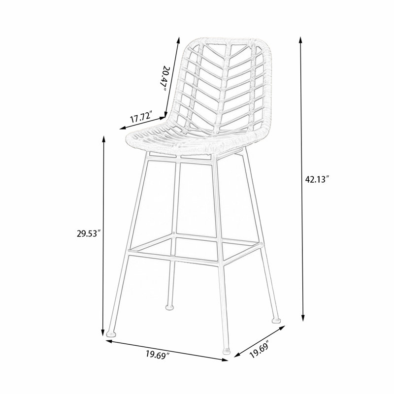 Chaise d'appoint Burlywood Windsor (ensemble de 2), Burlywood, 29.53"
