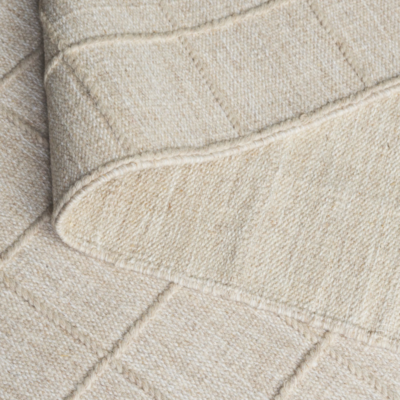 Tapis d'intérieur tissé à la main, Rectangle de 5 pi x 8 pi