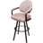Leandra Swivel Extra Tall Metal Bar Stool 34" - Warren Base-1503943889