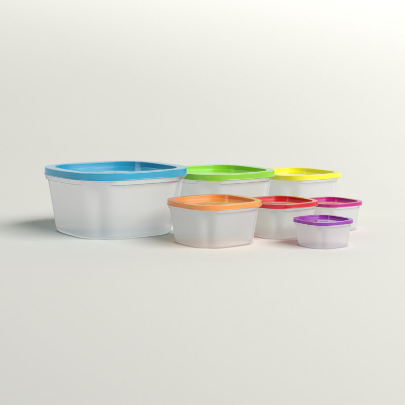  Ensemble de 7 contenants pour aliments