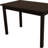 48" Dark Brown Solid Wood Dining Table-738727692