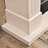 White Solid Wood Electric Fireplace-1459531679
