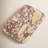 Guein Rectangle Natural Marble Tray,Calacatta Viola