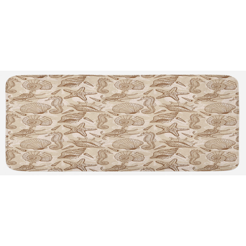 Coastal Synthetic Kitchen Mat