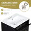 Meuble-lavabo autoportant 24 po avec lavabo en céramique 24 po-1068825925