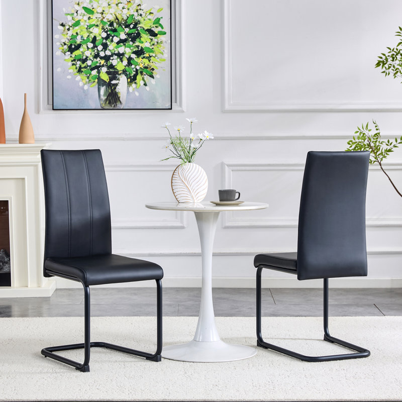 Ensemble de table et chaises de salle à manger Modern, Noir