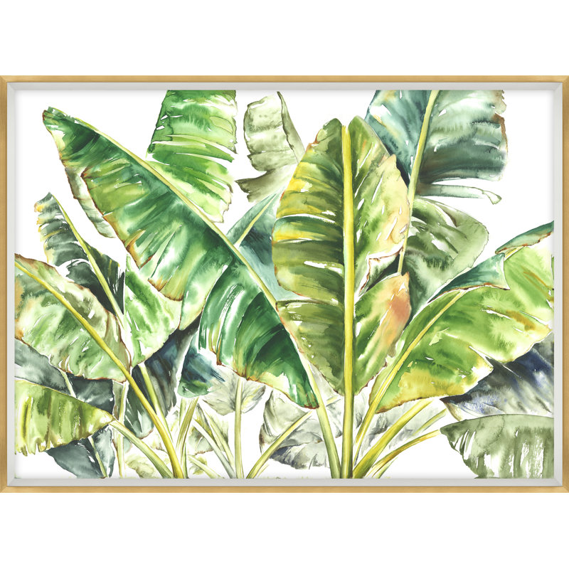 « tropical summer ii », reproduction d’impression sur toile encadrée