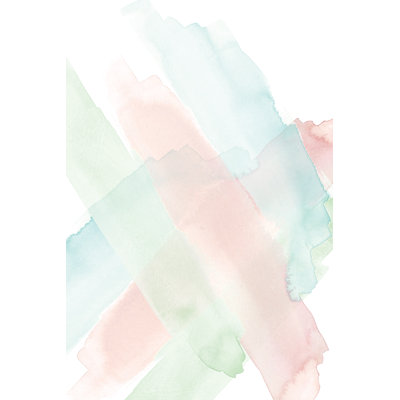 Abstract Watercolour Overlay - Wrapped Canvas Painting
