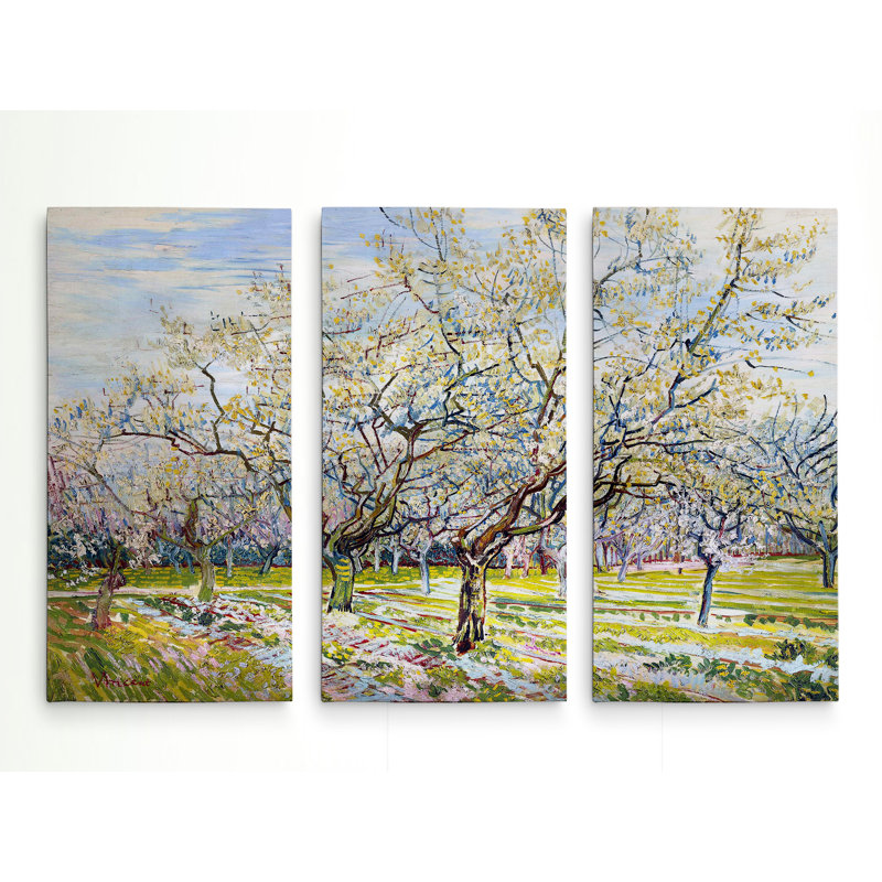 3 - Pieces Painting Print, 24" H x 36" W x 1.5" D