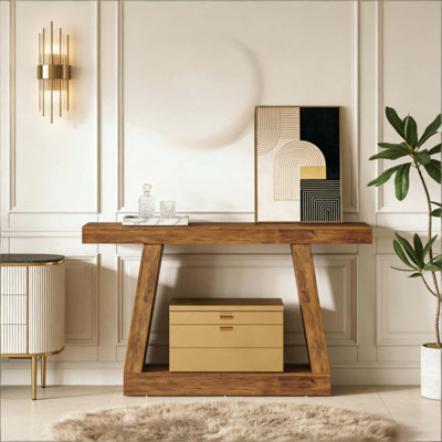 Table d'entrée à deux niveaux, table de canapé, console, table d'appoint