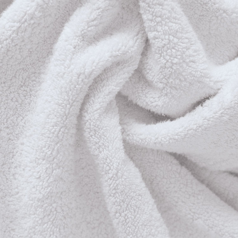 Ensemble de serviettes Ultimate en coton / rayonne de bambou 4 pièces Ultimate, Blanc