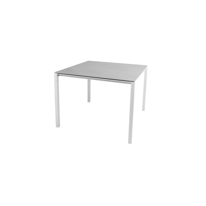 Pure Outdoor Dining Table, Concrete Gray