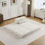 Canapé à compression, canapé-lit convertible au sol, canapé modulaire sans os Diy, aucun assemblage requis, tissu polaire circulaire, siège simple surdimensionné avec 1 coussin et 1 repose-pieds-742805894