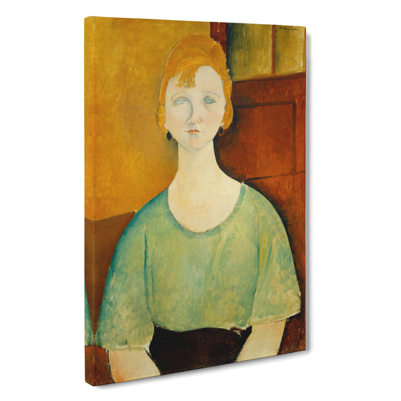 Portrait Of A Girl Vol.5 by Amedeo Modigliani - Wrapped Canvas, 60cm H x 40cm W x 3cm D