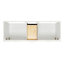 Meuble-lavabo double autoportant 60 po avec plateau en quartz Hamlet-94003764