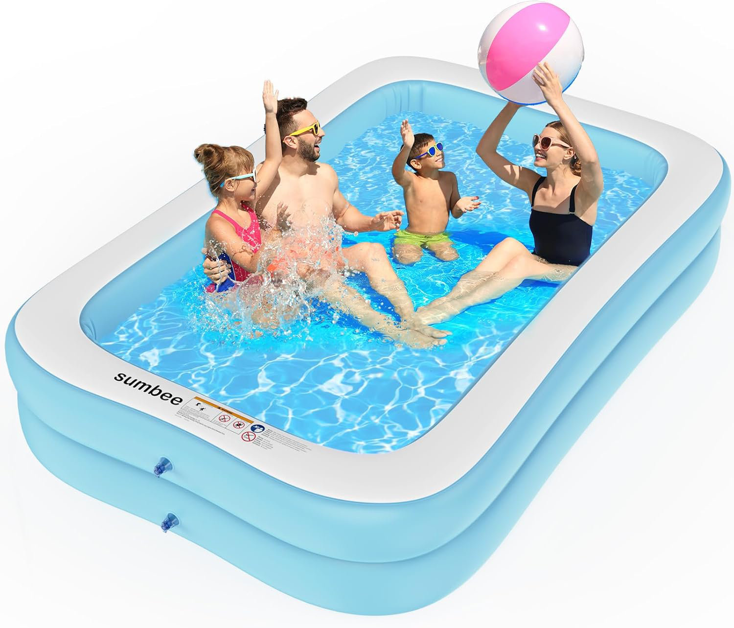 Family Pool Inflatable Pool, Inflatable Pool For Kids And Adults