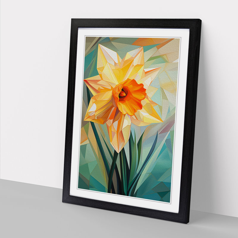 Single Picture Frame Print on Wood, Black Framed, 64cm H x 46cm W