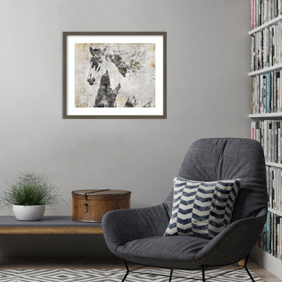 Horse Running in the Wind by Irena Orlov Wood Framed Wall Art Print