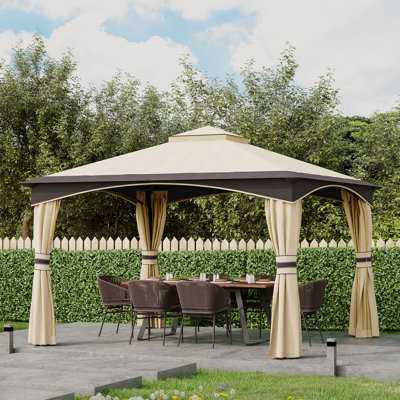 Pavillon de jardin en acier