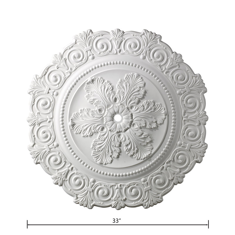 Marietta 33'' Wide Medallion - White