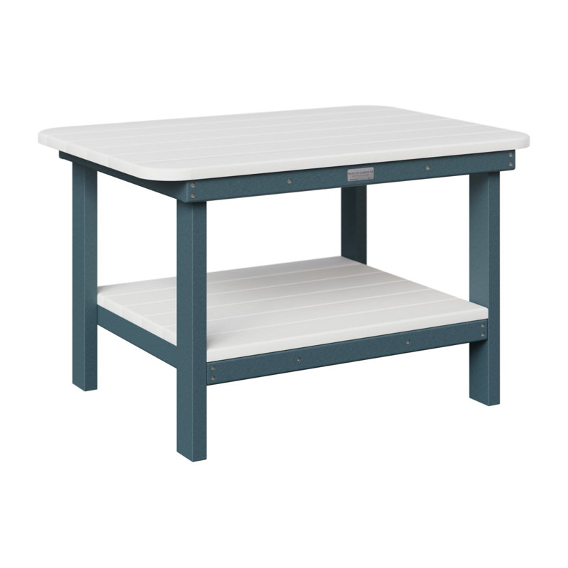 Table basse Berlin Gardens, Ardoise, Blanc
