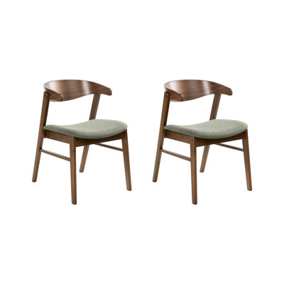 45 cm H Fabric Low Back Side Chair