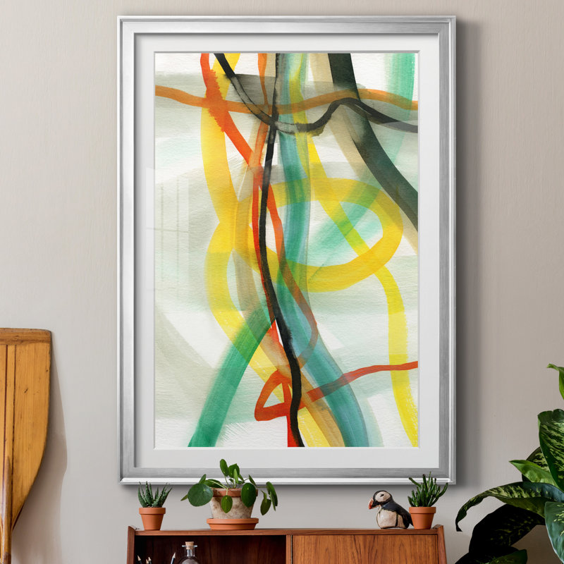 «Window Drama II» par Susan Jill - reproduction d'art sur papier encadrée, H 22,5 po x l 30,5 po x P 1,5 po
