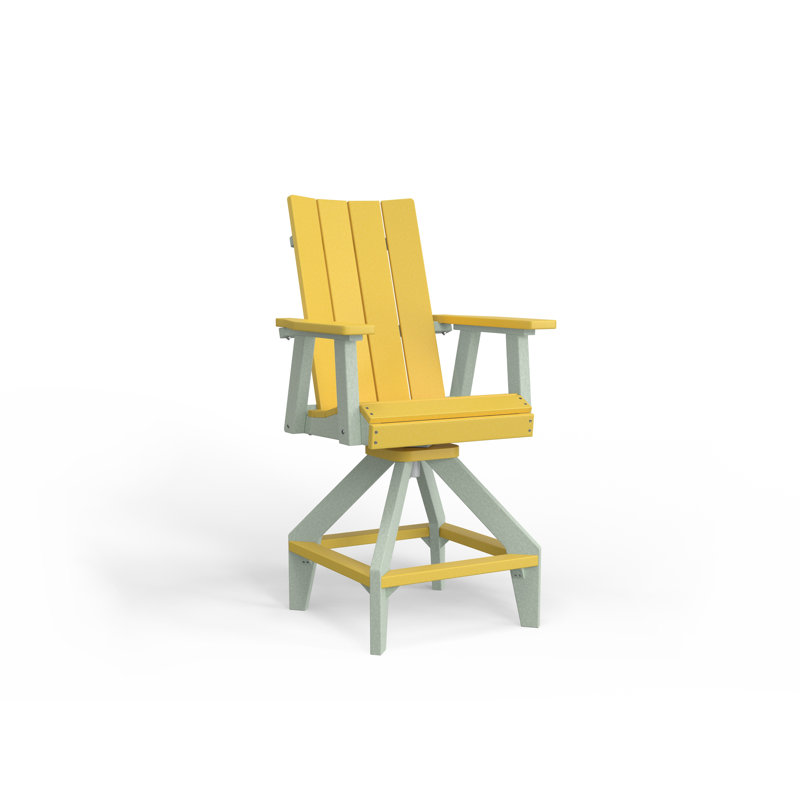 SOL Outdoor Bar Stool, Seafoam, Black