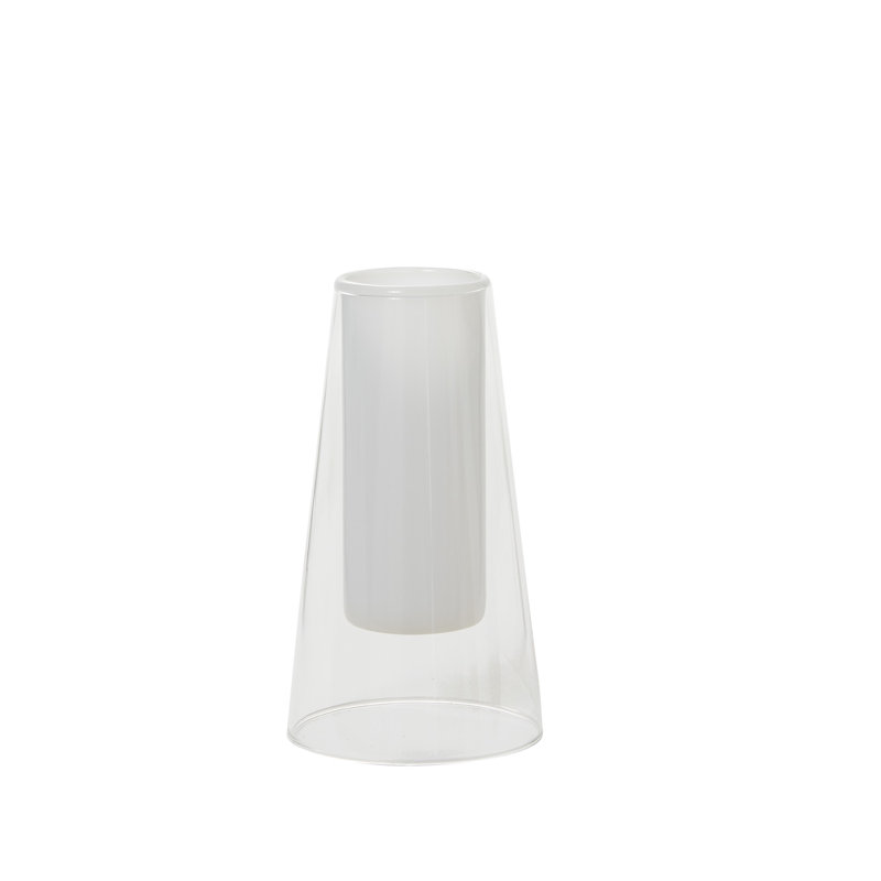 Vase de table Armes Curie, H 7,25 po x l 4 po x P 4 po