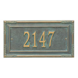 Gardengate Personalized Grande 1-Line Wall Address Plaque