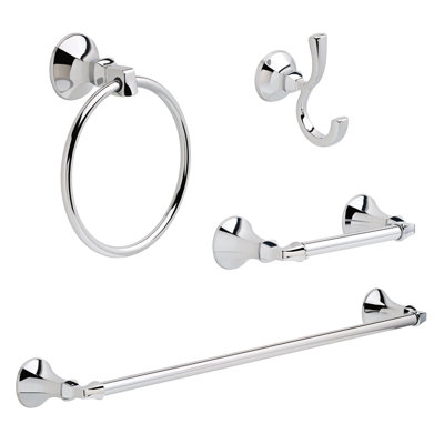 Delta Ashlyn 4 Piece Bathroom Hardware Set In Chrome