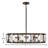 Jolie Integrated LED Drum Chandelier w/ Crystal Accents